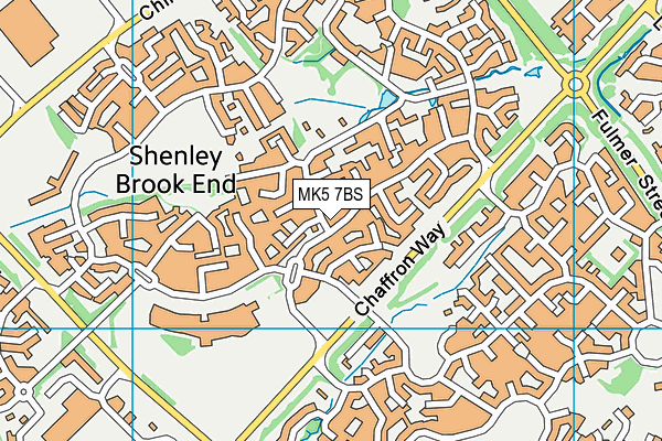 MK5 7BS map - OS VectorMap District (Ordnance Survey)