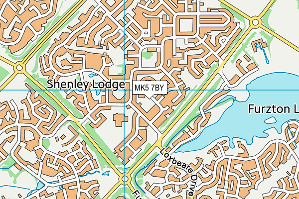 MK5 7BY map - OS VectorMap District (Ordnance Survey)