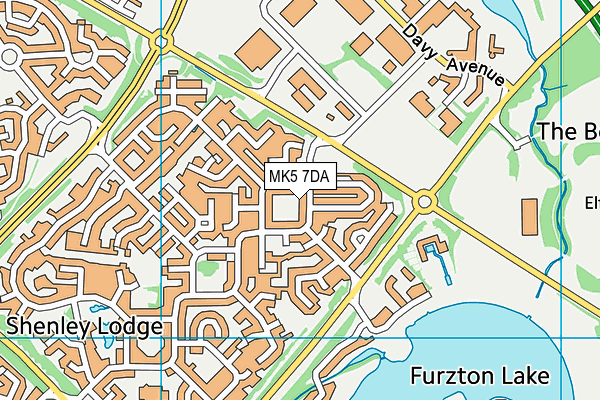 MK5 7DA map - OS VectorMap District (Ordnance Survey)