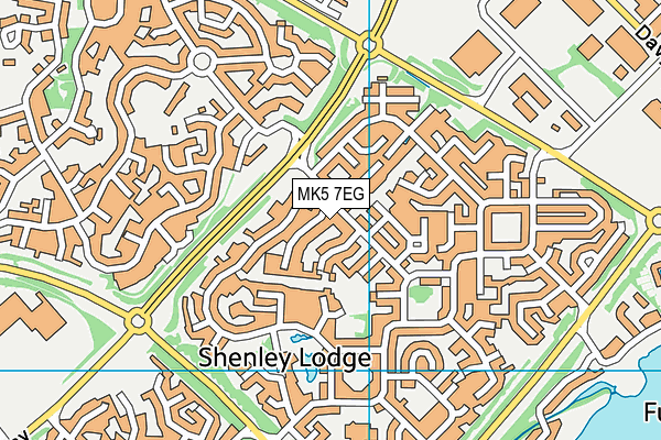 MK5 7EG map - OS VectorMap District (Ordnance Survey)