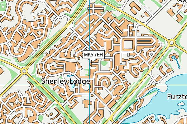 MK5 7EH map - OS VectorMap District (Ordnance Survey)