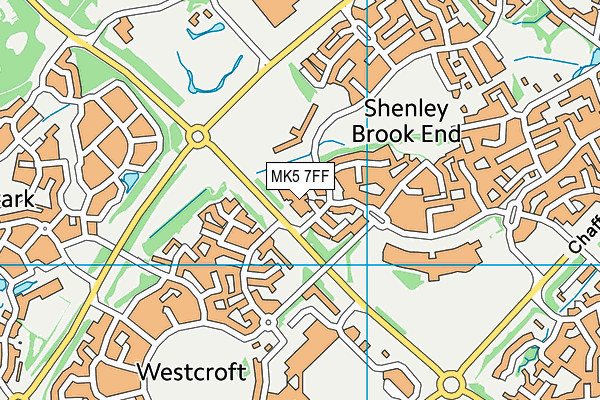 MK5 7FF map - OS VectorMap District (Ordnance Survey)