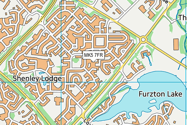 MK5 7FR map - OS VectorMap District (Ordnance Survey)