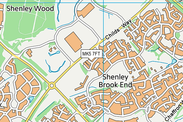 MK5 7FT map - OS VectorMap District (Ordnance Survey)