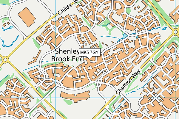 MK5 7GY map - OS VectorMap District (Ordnance Survey)