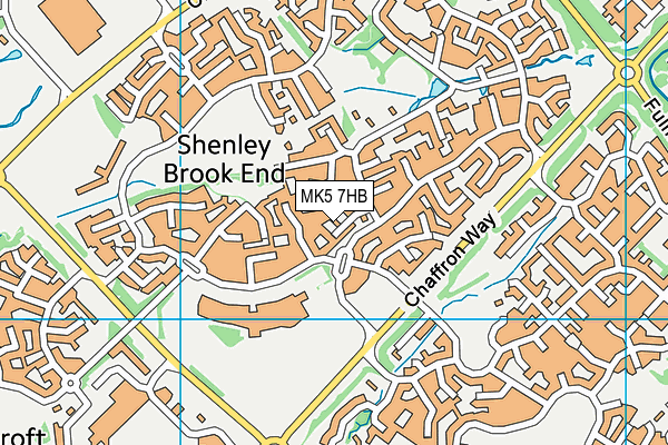 MK5 7HB map - OS VectorMap District (Ordnance Survey)