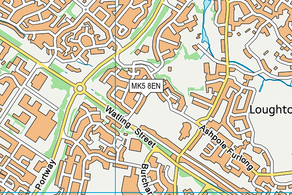 MK5 8EN map - OS VectorMap District (Ordnance Survey)