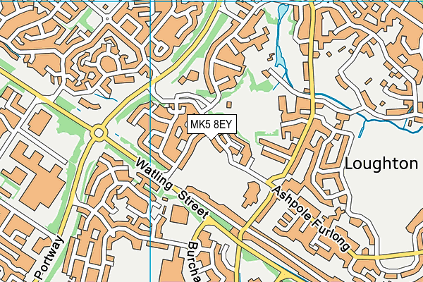 MK5 8EY map - OS VectorMap District (Ordnance Survey)