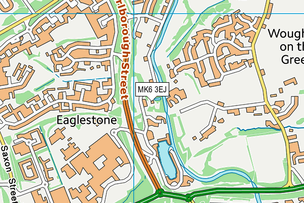 MK6 3EJ map - OS VectorMap District (Ordnance Survey)