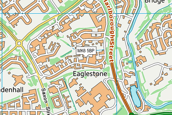 MK6 5BP map - OS VectorMap District (Ordnance Survey)