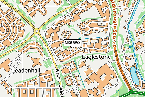 MK6 5BQ map - OS VectorMap District (Ordnance Survey)