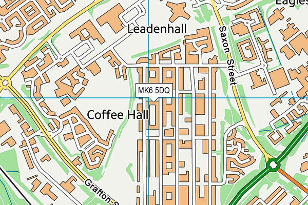 MK6 5DQ map - OS VectorMap District (Ordnance Survey)