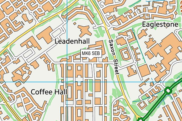 MK6 5EB map - OS VectorMap District (Ordnance Survey)