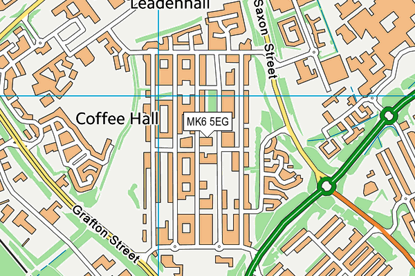 MK6 5EG map - OS VectorMap District (Ordnance Survey)