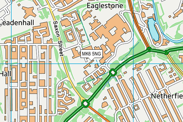 MK6 5NG map - OS VectorMap District (Ordnance Survey)