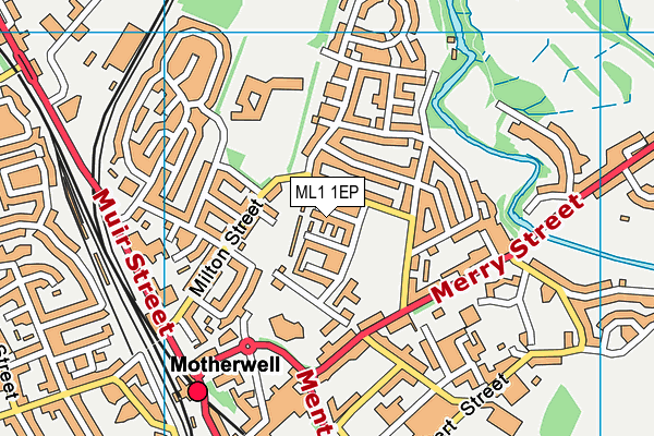 ML1 1EP map - OS VectorMap District (Ordnance Survey)