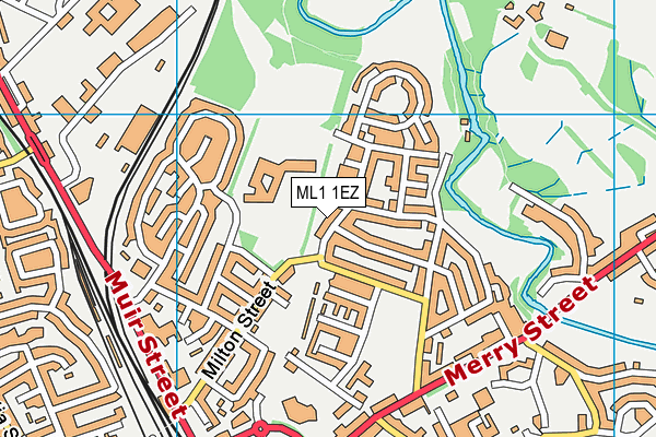 ML1 1EZ map - OS VectorMap District (Ordnance Survey)