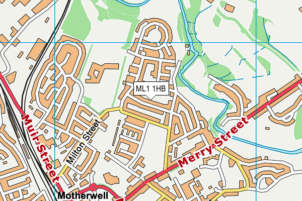 ML1 1HB map - OS VectorMap District (Ordnance Survey)