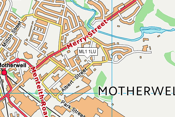 ML1 1LU map - OS VectorMap District (Ordnance Survey)