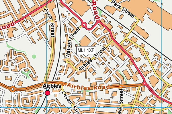Map of AIRBLES STREET STORES LTD at district scale