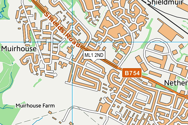 ML1 2ND map - OS VectorMap District (Ordnance Survey)