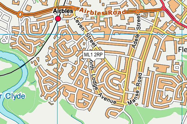 ML1 2RP map - OS VectorMap District (Ordnance Survey)