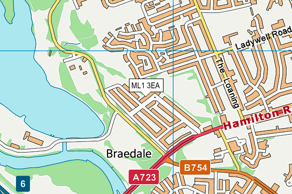 ML1 3EA map - OS VectorMap District (Ordnance Survey)