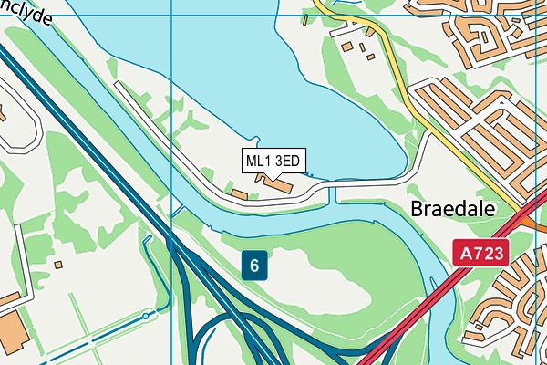 ML1 3ED map - OS VectorMap District (Ordnance Survey)