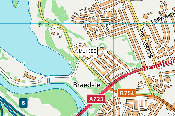 ML1 3EE map - OS VectorMap District (Ordnance Survey)