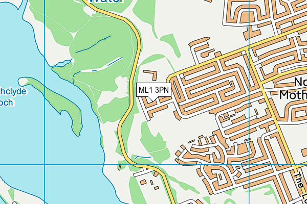 ML1 3PN map - OS VectorMap District (Ordnance Survey)