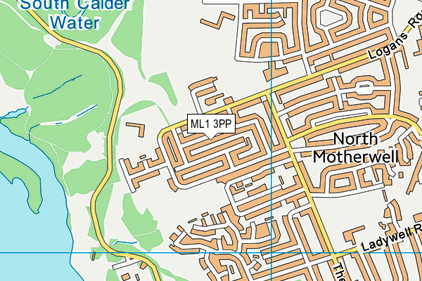 ML1 3PP map - OS VectorMap District (Ordnance Survey)