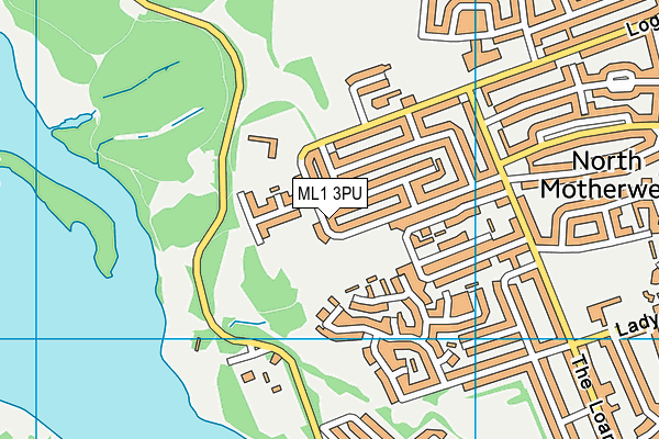 ML1 3PU map - OS VectorMap District (Ordnance Survey)
