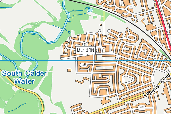 ML1 3RN map - OS VectorMap District (Ordnance Survey)