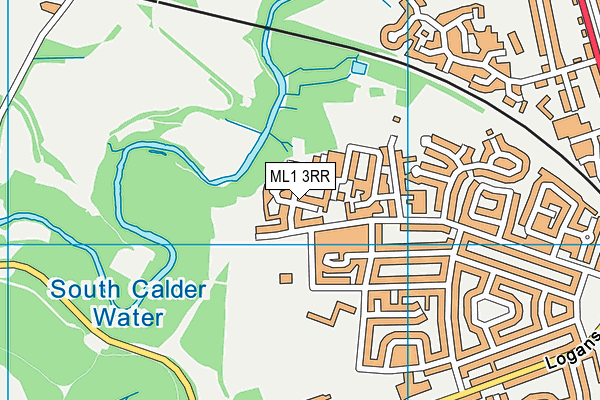 ML1 3RR map - OS VectorMap District (Ordnance Survey)