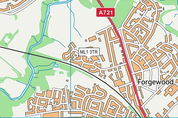 ML1 3TR map - OS VectorMap District (Ordnance Survey)