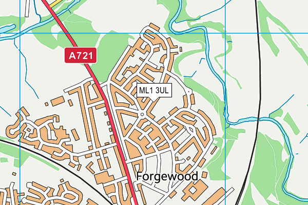 ML1 3UL map - OS VectorMap District (Ordnance Survey)