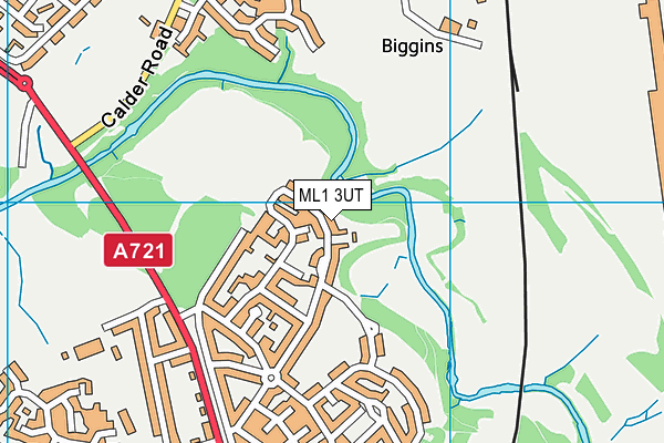 ML1 3UT map - OS VectorMap District (Ordnance Survey)