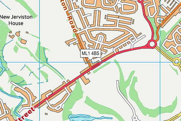 ML1 4BS map - OS VectorMap District (Ordnance Survey)