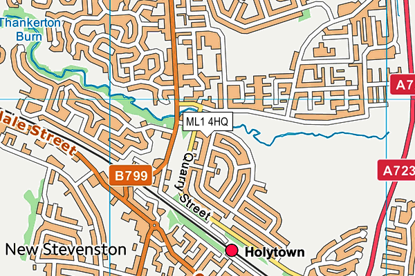 ML1 4HQ map - OS VectorMap District (Ordnance Survey)