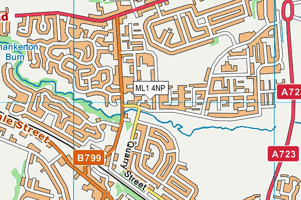 ML1 4NP map - OS VectorMap District (Ordnance Survey)