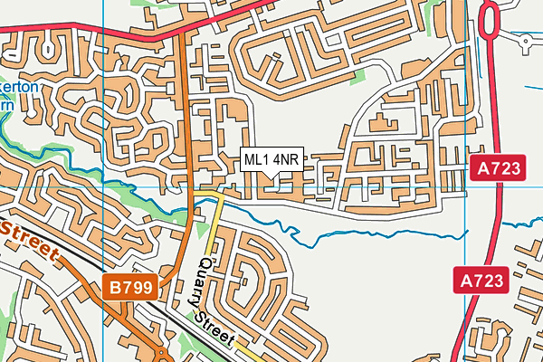 ML1 4NR map - OS VectorMap District (Ordnance Survey)