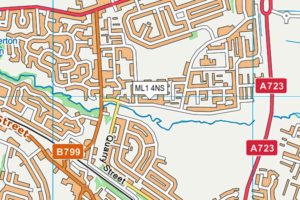 ML1 4NS map - OS VectorMap District (Ordnance Survey)