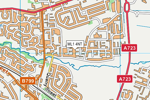 ML1 4NT map - OS VectorMap District (Ordnance Survey)