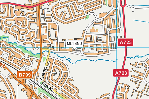 ML1 4NU map - OS VectorMap District (Ordnance Survey)