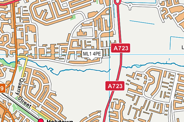 ML1 4PE map - OS VectorMap District (Ordnance Survey)