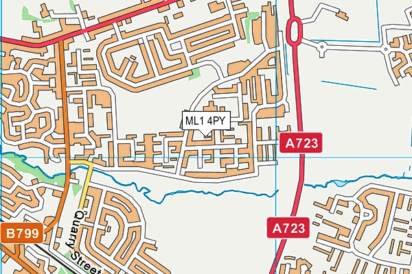 ML1 4PY map - OS VectorMap District (Ordnance Survey)