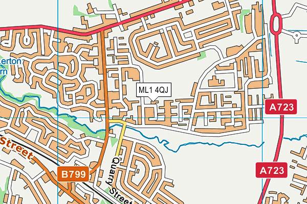 ML1 4QJ map - OS VectorMap District (Ordnance Survey)