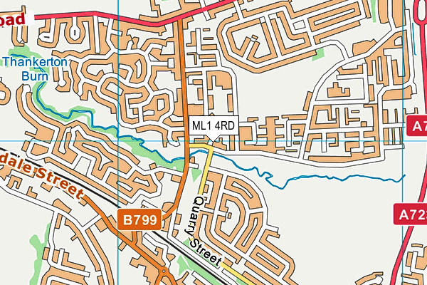 ML1 4RD map - OS VectorMap District (Ordnance Survey)