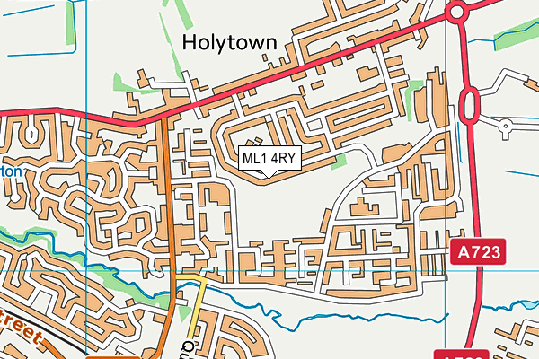 ML1 4RY map - OS VectorMap District (Ordnance Survey)