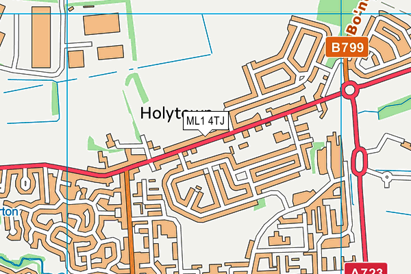 Map of TASTY BITE HOLYTOWN LTD at district scale
